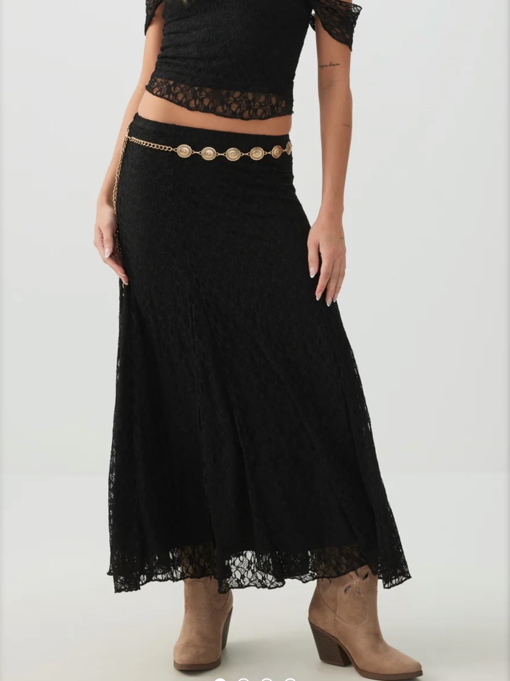 Lace Maxi Skirt